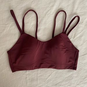 Lululemon Like a Cloud Bra Size 6- Red Merlot